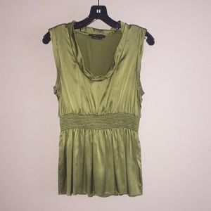 Bcbg silk and spandex blouse